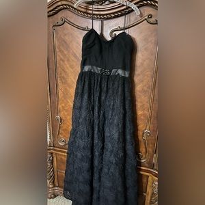 Long black formal dress